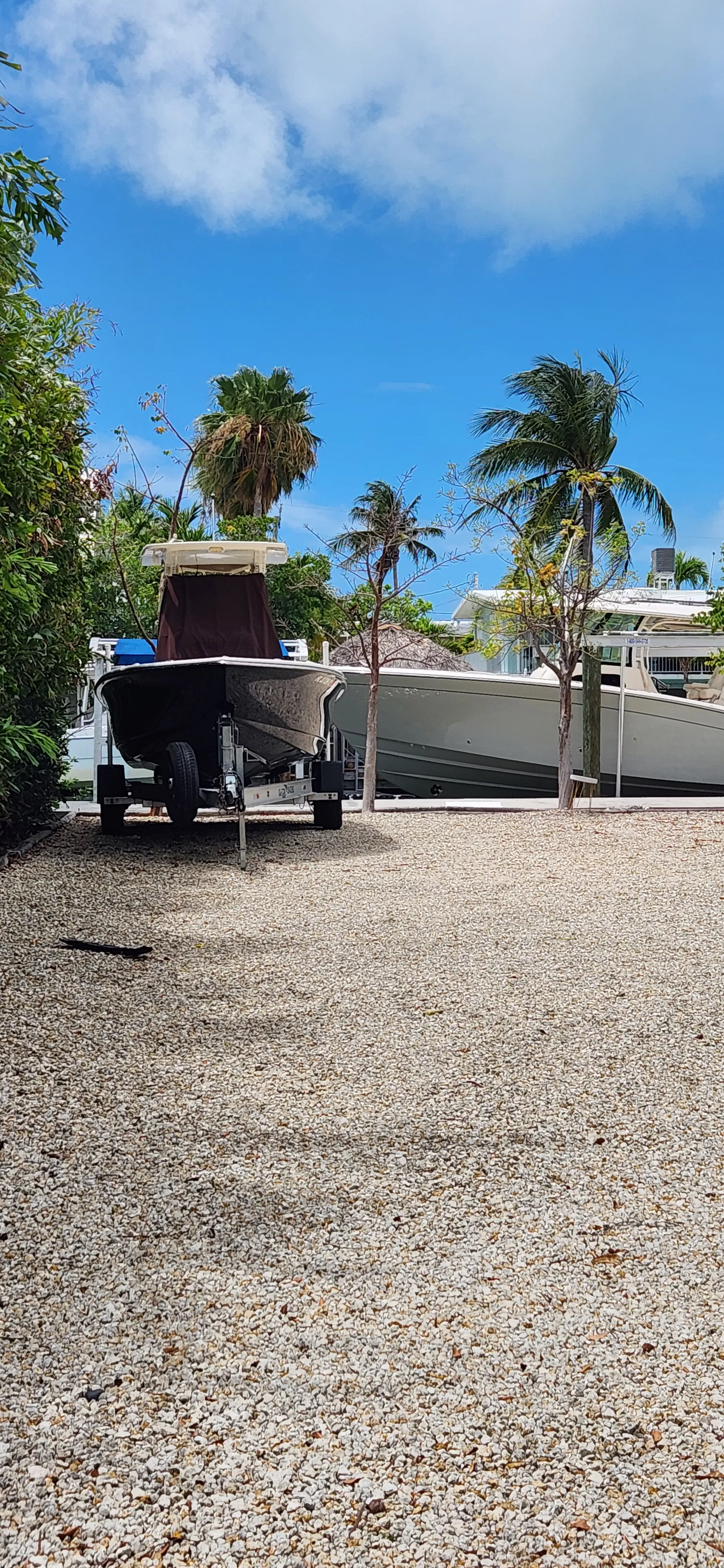 Big Beard Boats Service Yard - Boats Ready for Pickup