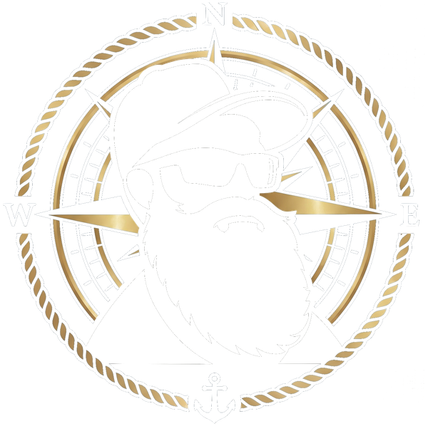 Big Beard Boats compass emblem